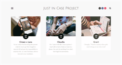 Desktop Screenshot of justincaseproject.com